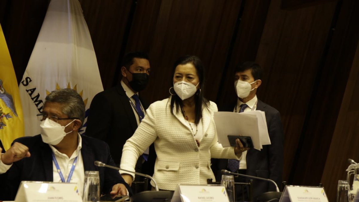 Asamblea. La presidenta Guadalupe Llori aseguró que las denuncias en su contra no tienen asidero.