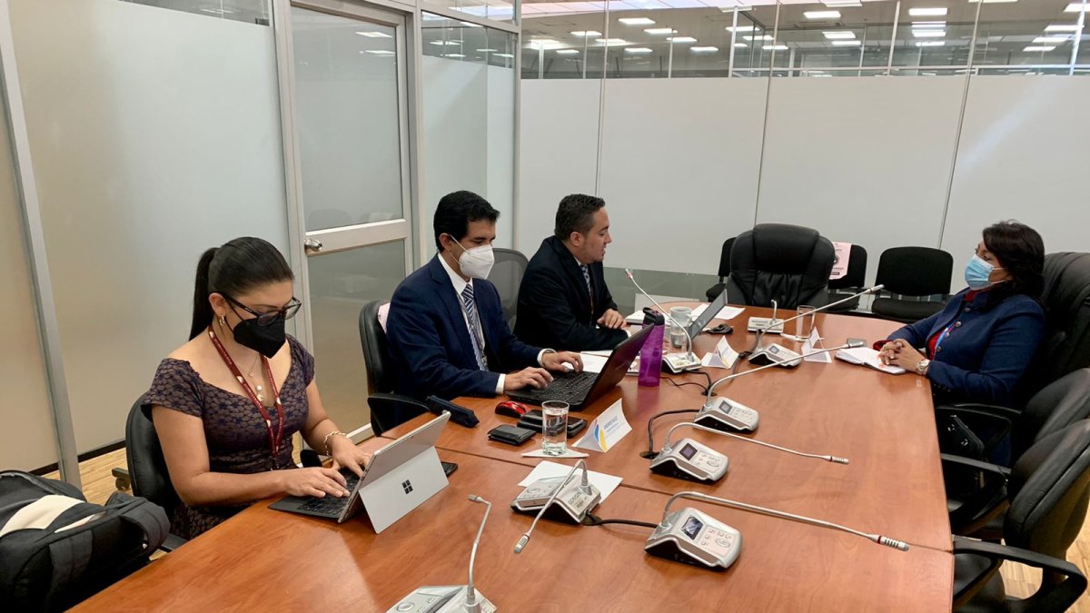 El pleno de la Comisión de Fiscalización sesionó de manera semipresencial.