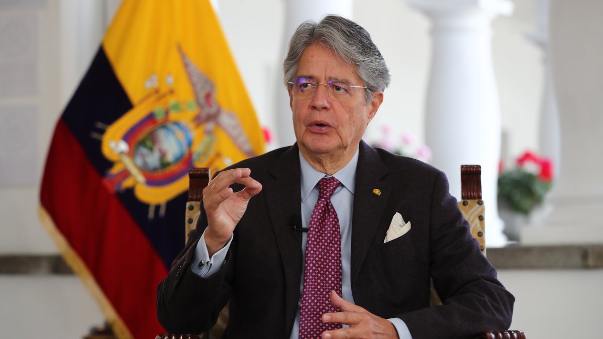 El presidente de Ecuador, Guillermo Lasso.