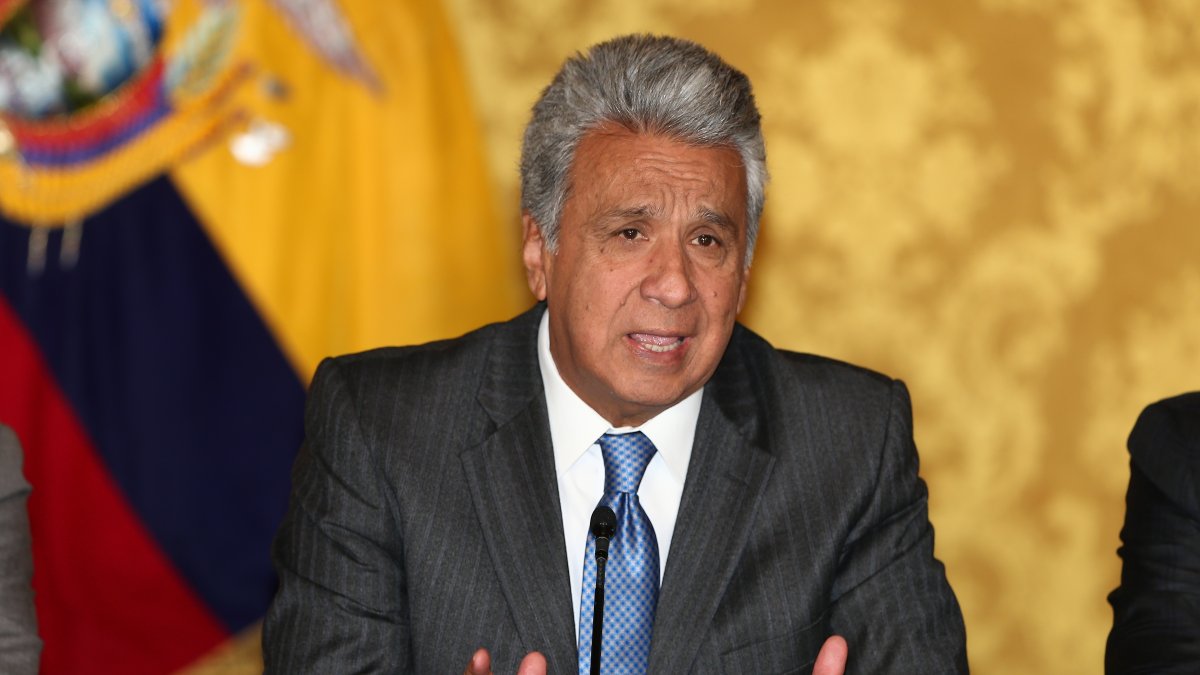 El expresidente de Ecuador Lenín Moreno, en una fotografía de archivo.