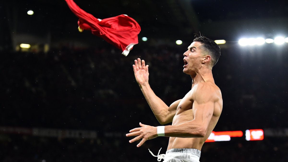 Cristiano Ronaldo tuvo un partido discreto, pero apareció en el último minuto para anotar el gol de la victoria