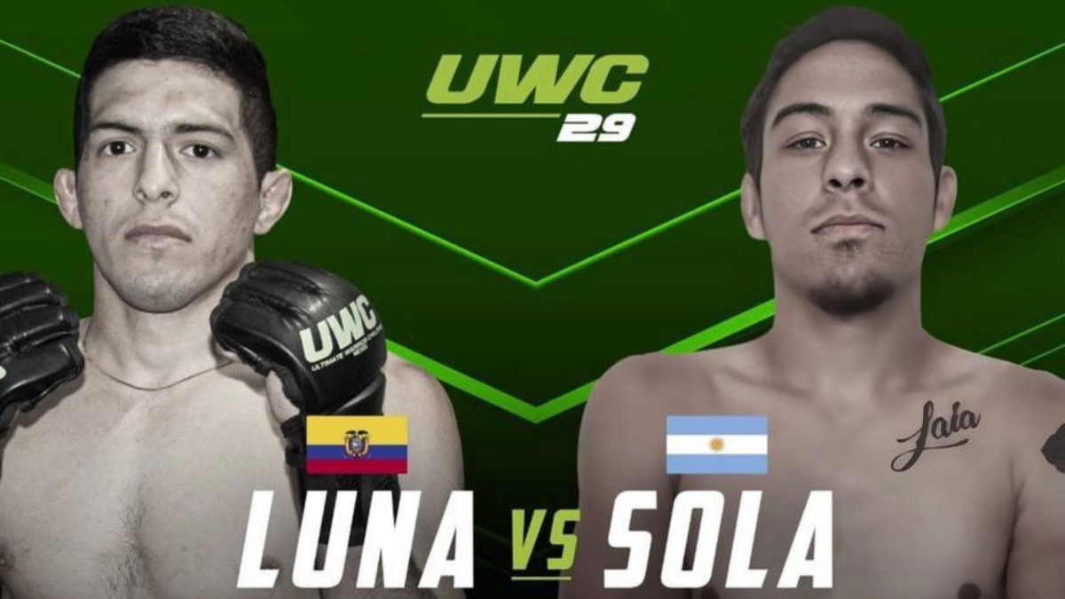 El ecuatoriano, Adrian Luna será parte de la cartelera estelar del evento