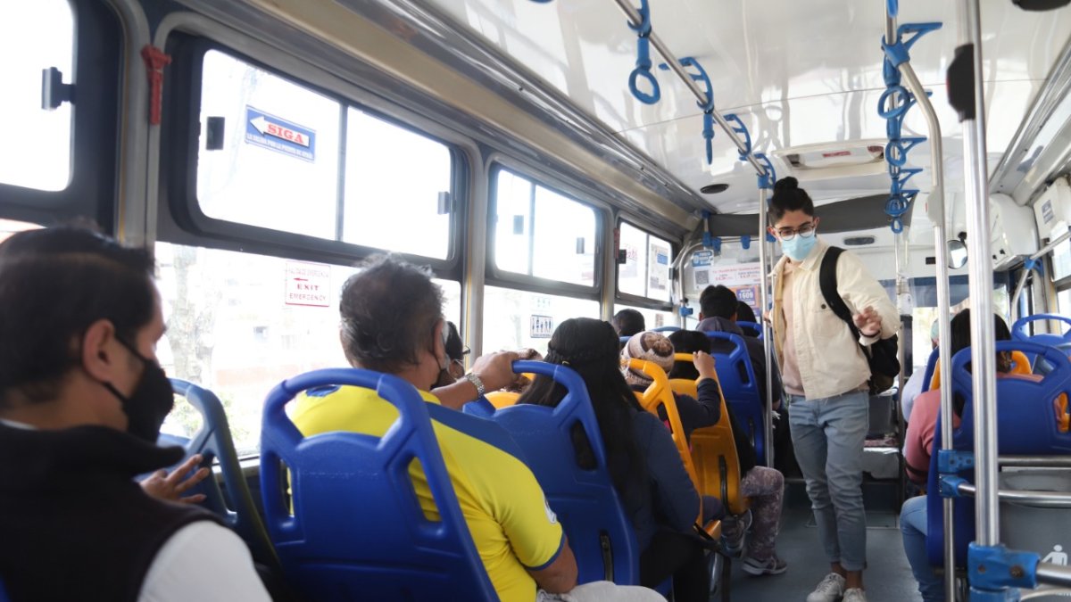 Ocupación. Los buses operarán en su capacidad máxima.