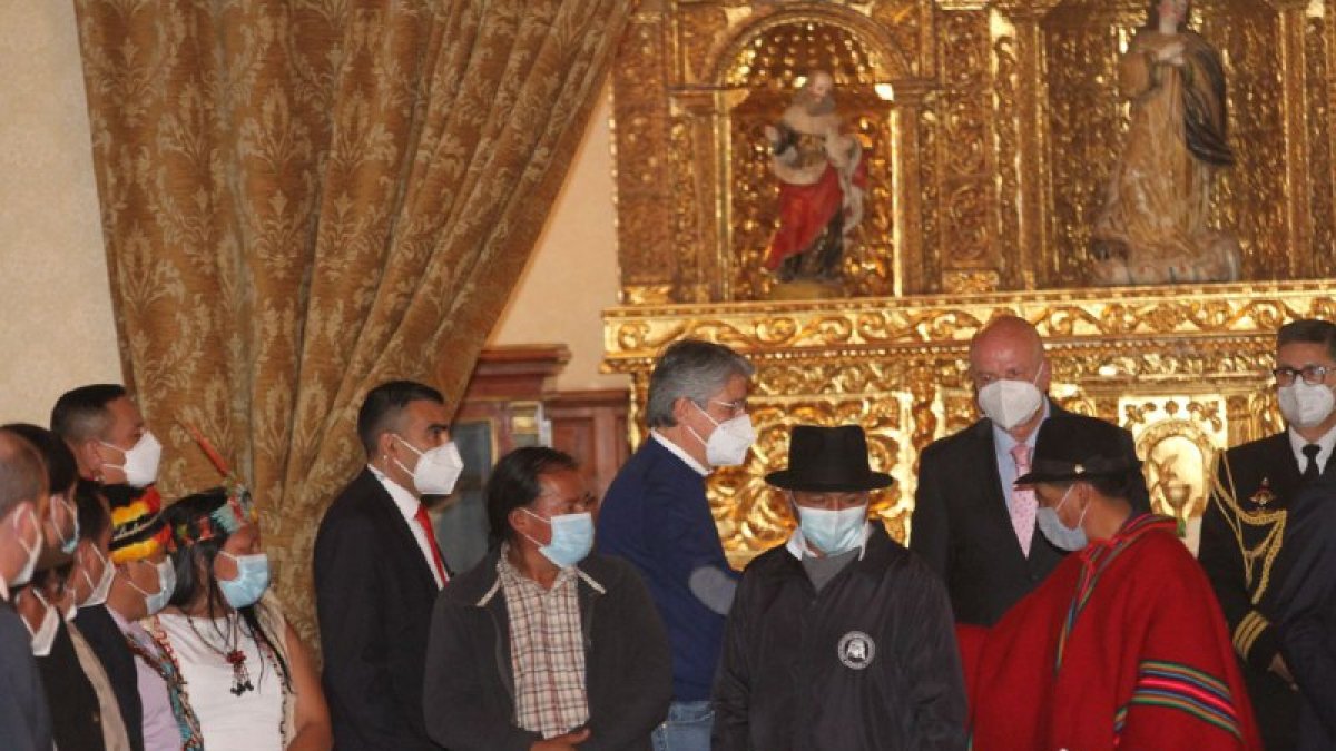 La reunión entre indígenas y el gobierno no ha logrado su objetivo.