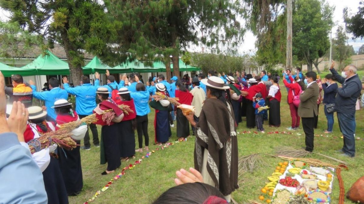 Acto. En las instalaciones del Ministerio de Agricultura celebraron el Día de la Quinua.