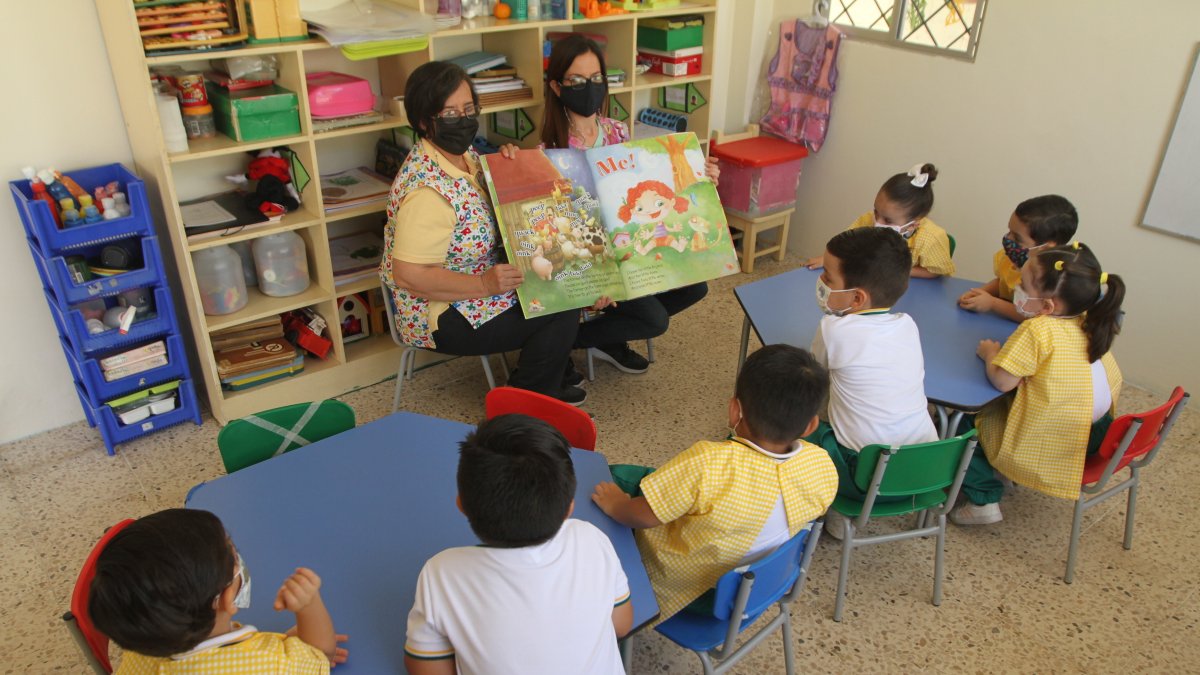 Aprendizaje. El jardín de infantes ofrece educación en valores, atención personalizada y más.