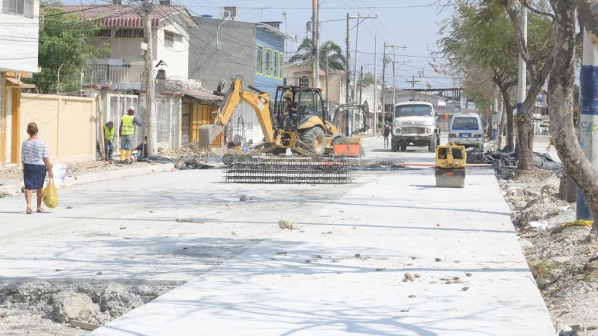 Trabajos. Las tareas comenzaron en esta arteria del sur de la ciudad.