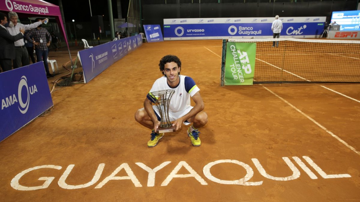 Francisco Cerúndulo es uno de los favoritos del Challenger de Guayaquil tras haber conseguido ya el título.