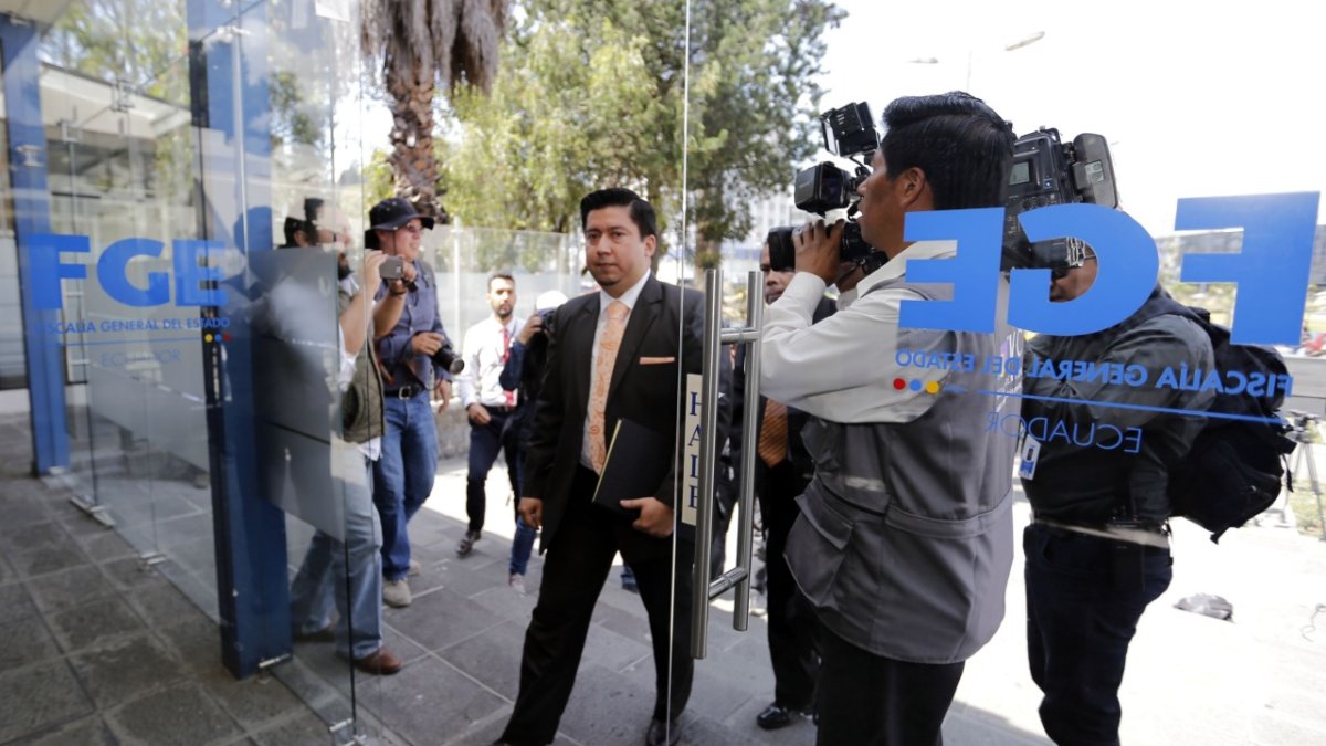 Patrocinio. Aníbal Quinde es el abogado del sentenciado Ricardo Rivera.