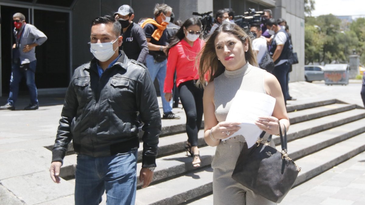 Funcionaria. Verónica Medina, una de las juezas sancionadas por miembros de la Corte Nacional de Justicia.