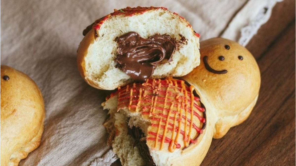 Celebre el Día de los Difuntos con esta deliciosa guagua de pan rellena de Nutella.