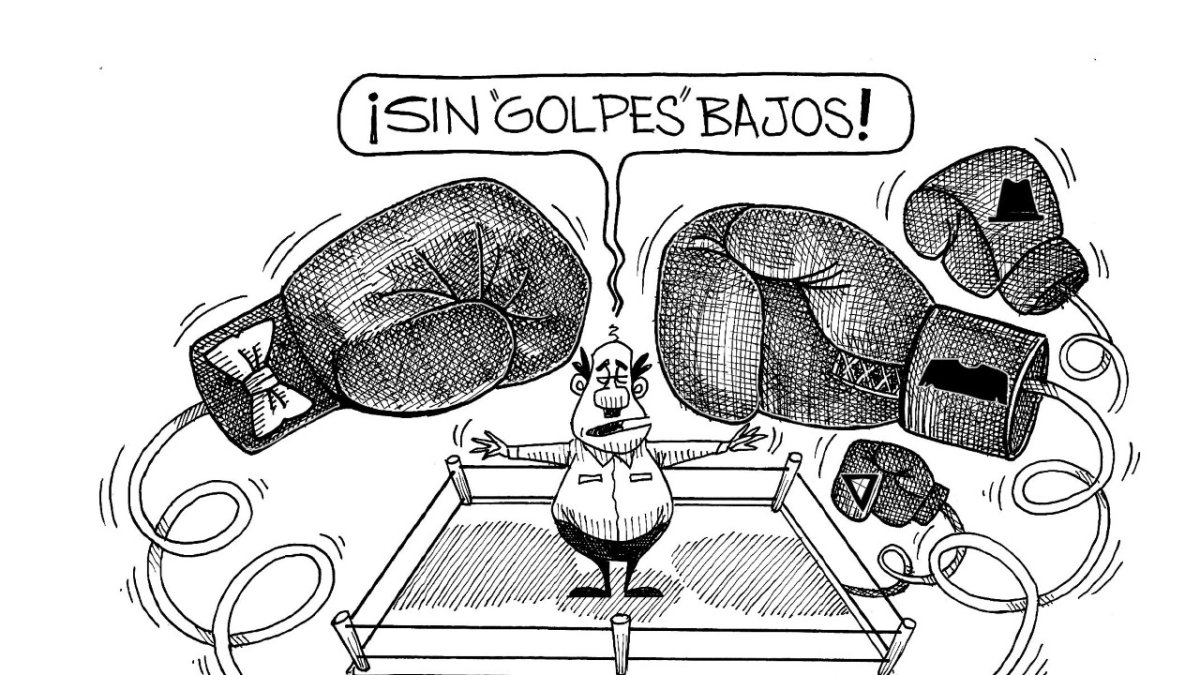 No todo se vale en el cuadrilátero político.