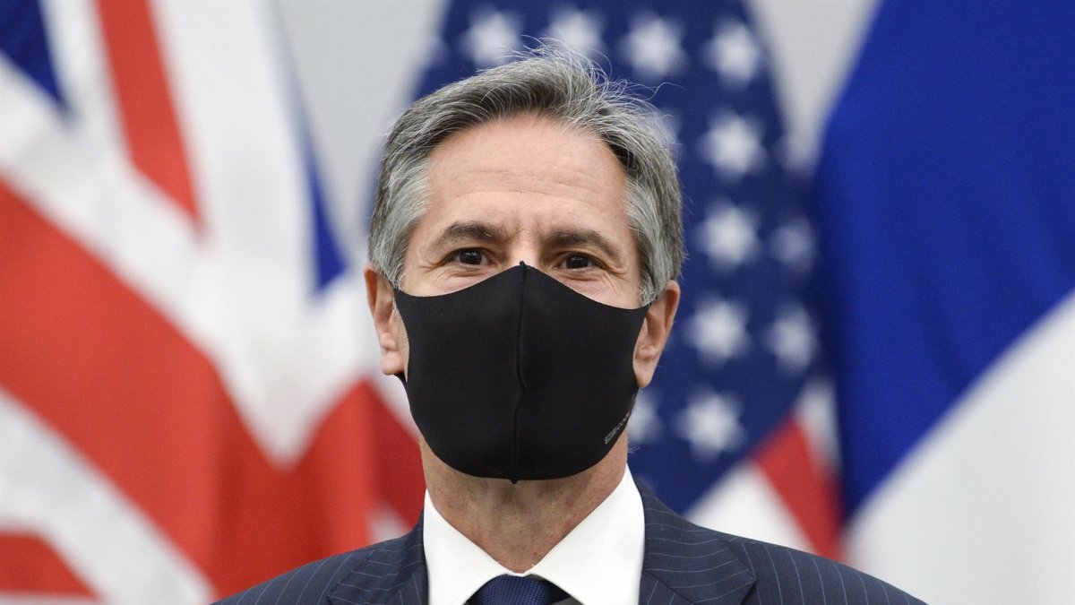 Fotografía de archivo en la que se registró al secretario de Estado estadounidense, Antony Blinken, quien llegará a Ecuador, en visita oficial, el próximo martes (19 de octubre).