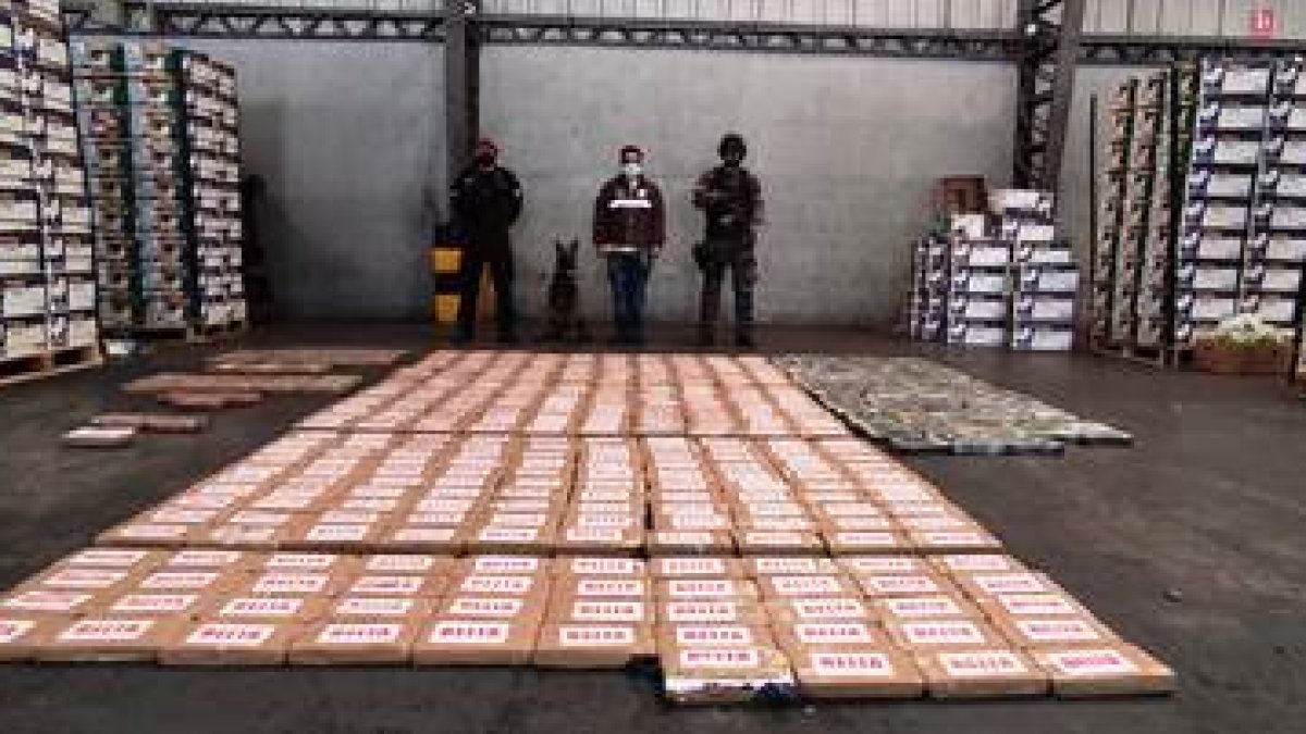 En el puerto de Aguas Profundas de Posorja también se decomisaron cerca de 567 kilos de drogas.