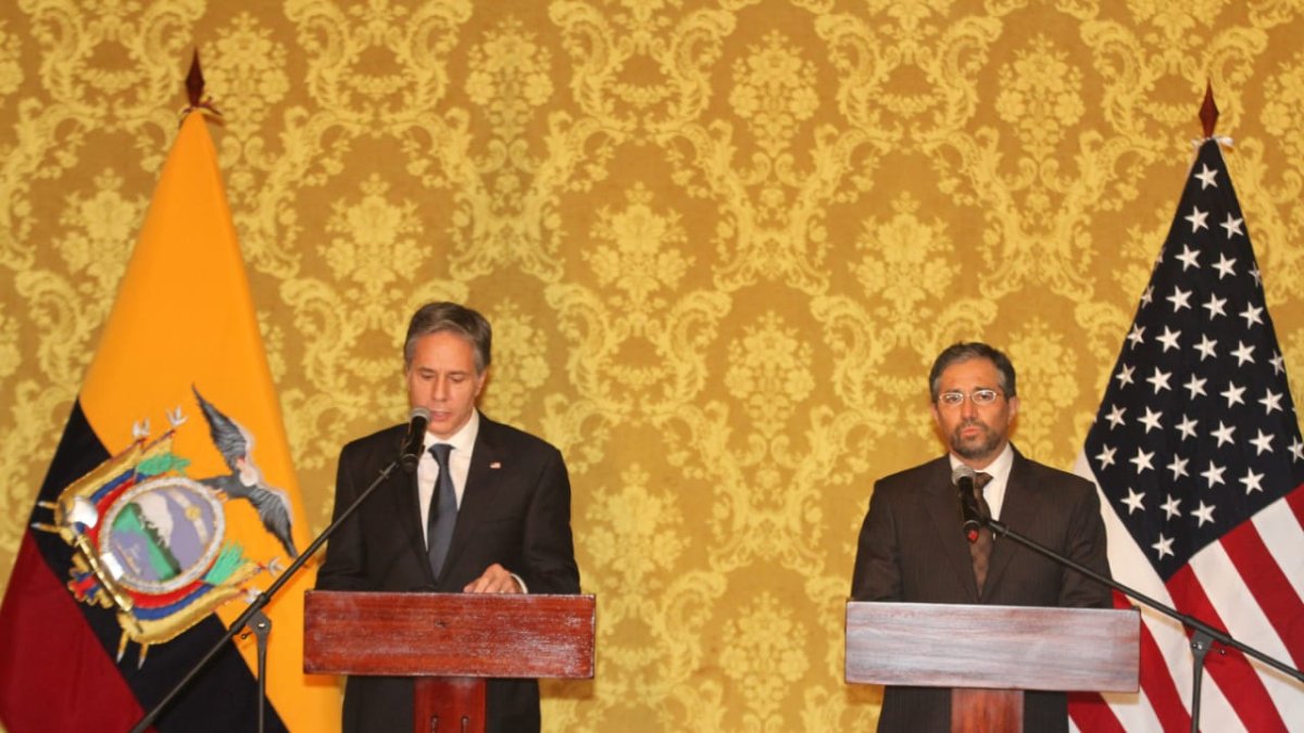 El secretario de Estado de Estados Unidos, Antony Blinken estuvo en Ecuador el pasado  19 de octubre y trató junto al presidente Guillermo Lasso el tema de la seguridad en el país