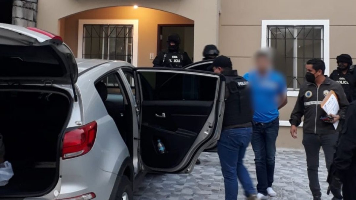 Las detenciones se ejecutaron en allanamientos que se desplegaron en varios sectores de Guayaquil y Durán.