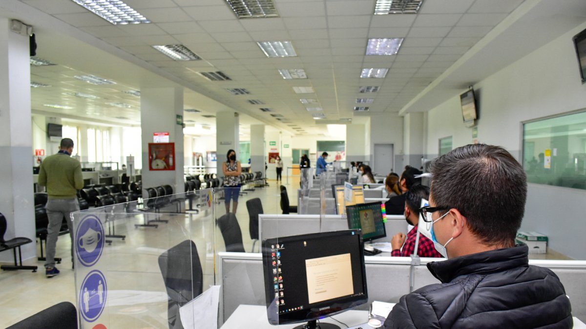 Una de las oficinas de la Agencia Nacional de Tránsito.