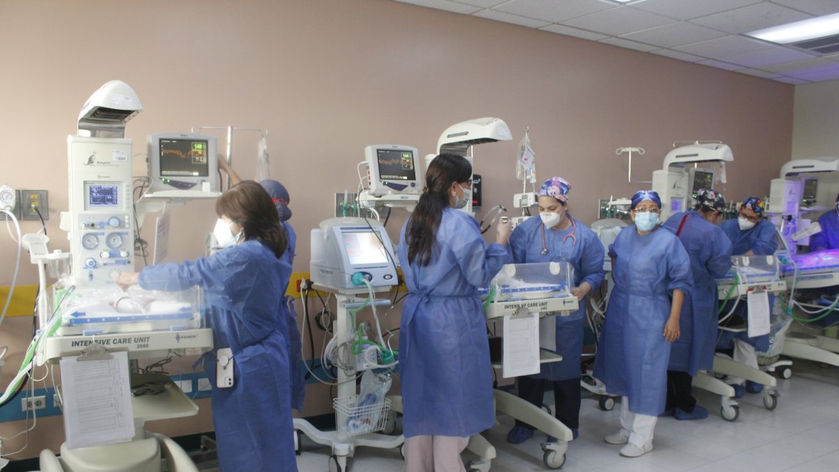 Infraestructura. Los quintillizos nacieron la mañana de este jueves 21 de octubre.