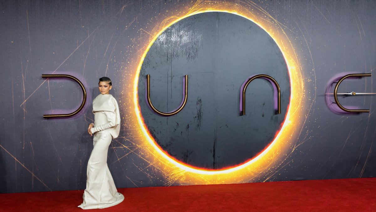 Fotografía de archivo de la actriz estadounidense Zendaya durante la presentación de la película 