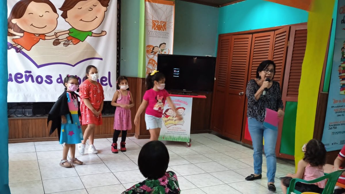 En ‘La hora del cuento’, de la Casa de la Cultura núcleo del Guayas, se apuntó a las historias de magia el fin de semana.