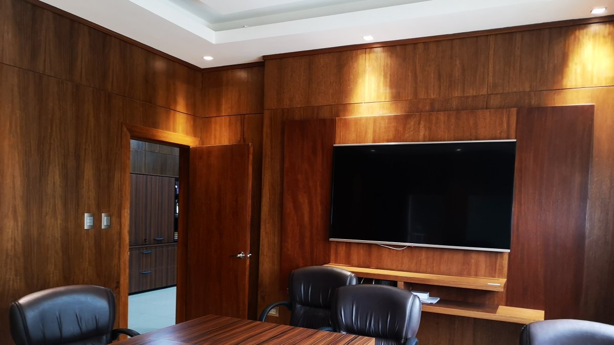 Esta oficina ocupaba Gad Goldstein en Ecuagran, al sur de Guayaquil