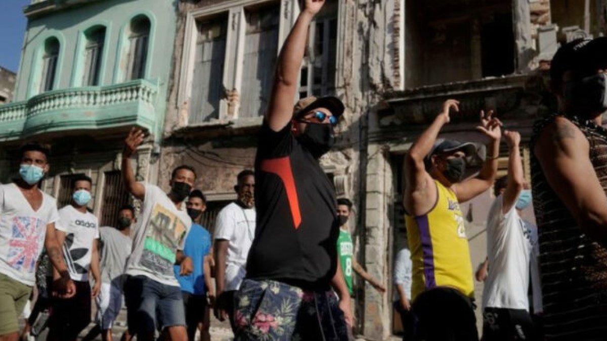 La Habana. Los cubanos siguen saliendo a las calles para exigir libertad, democracia y mejores condiciones de vida