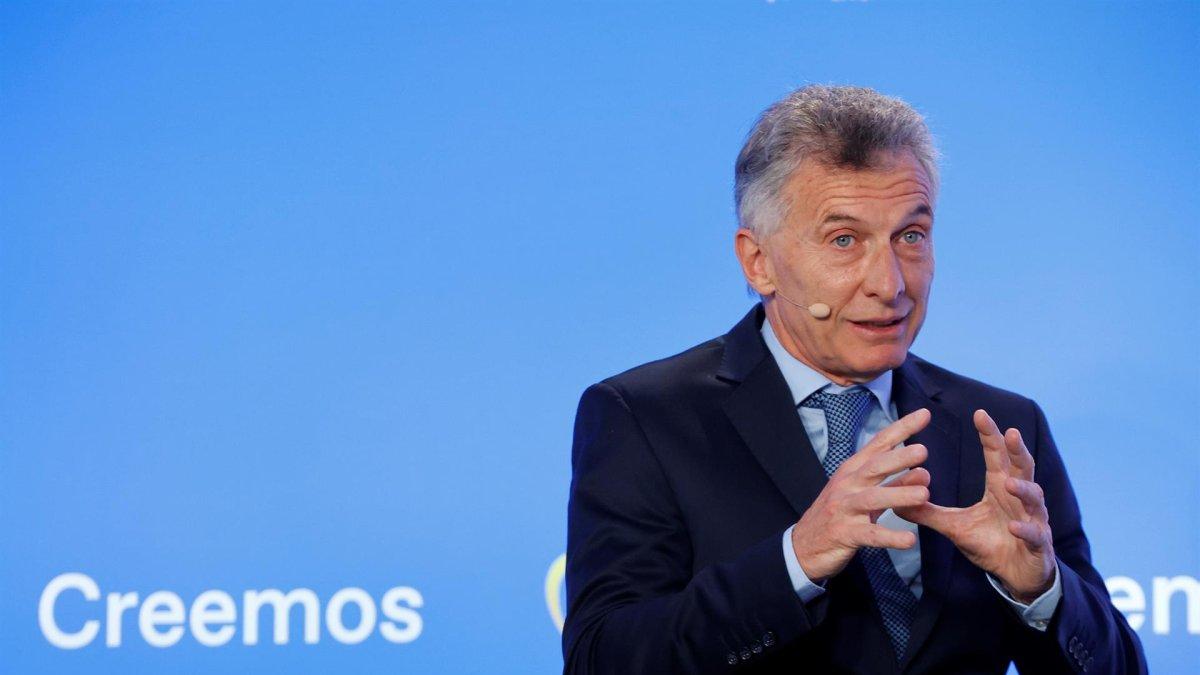 El expresidente de Argentina Mauricio Macri, en una fotografía de archivo.