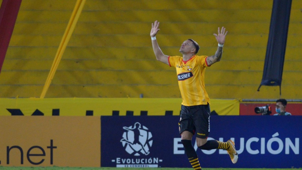 Carlos Garcés de Barcelona SC, en una fotografía de archivo.