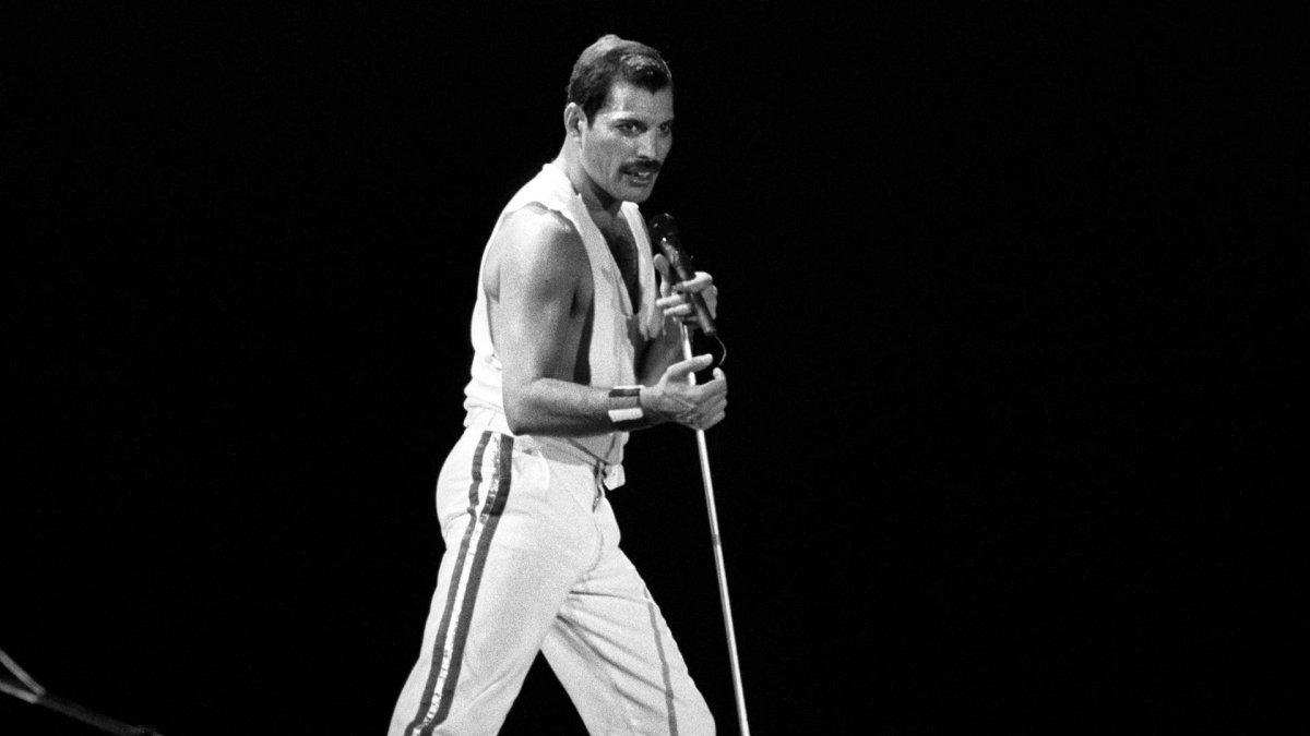 Freddy Mercury fue el líder de la banda de rock británico, Queen.