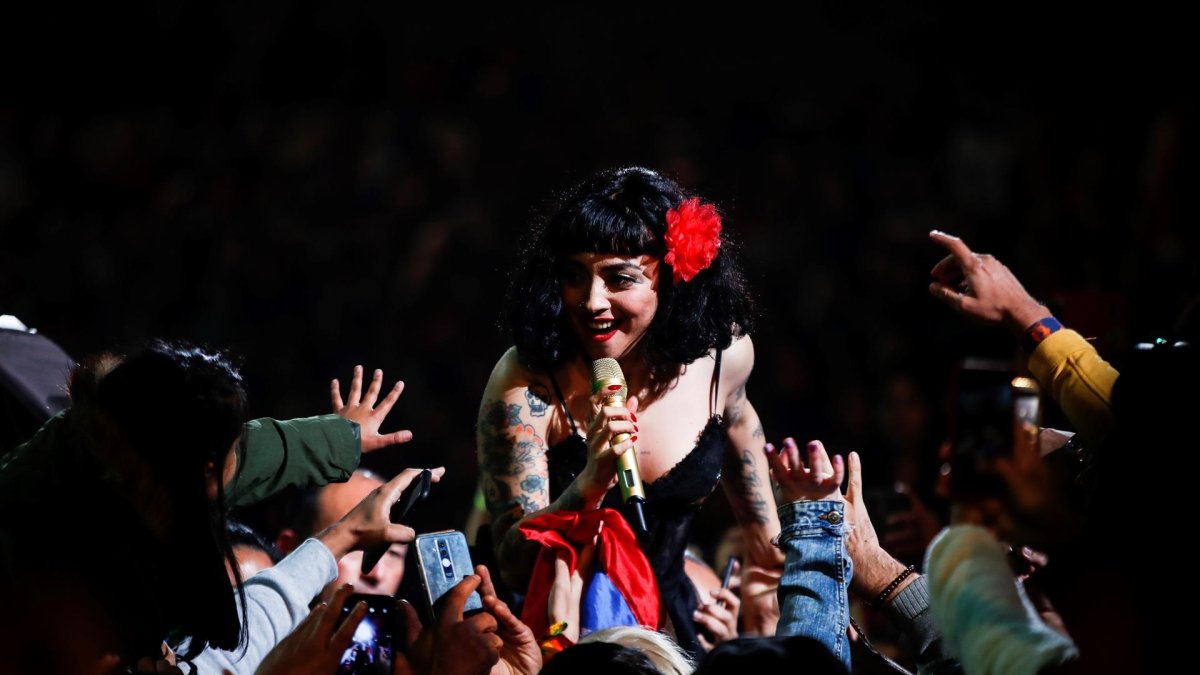 La artista chilena Mon Laferte, en una fotografía de archivo.