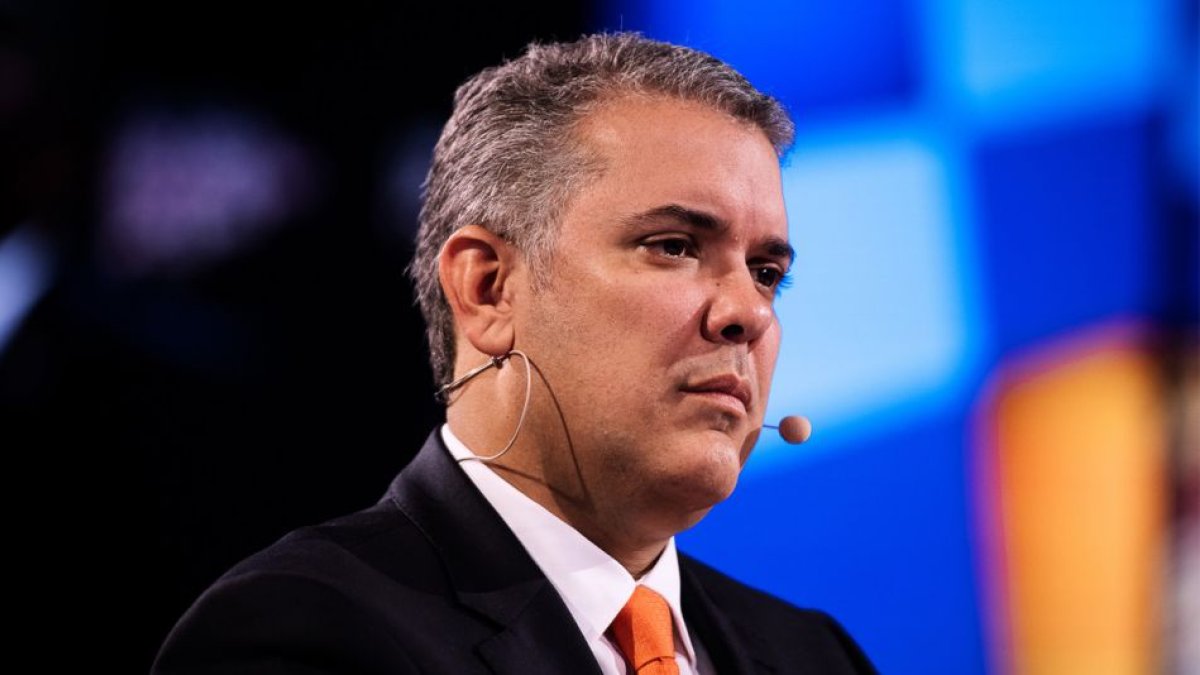 El presidente colombiano, Iván Duque.