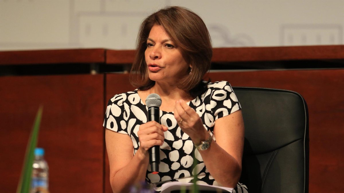 La expresidenta de Costa Rica Laura Chinchilla, en una fotografía de archivo.