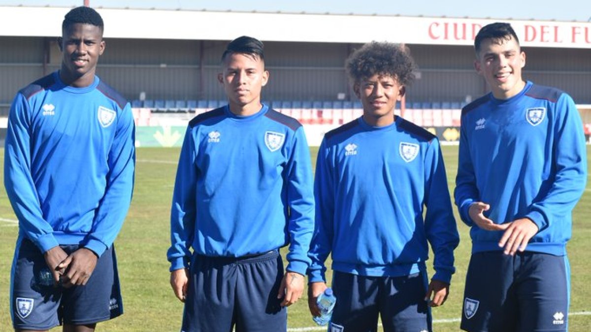 Daniel Bravo, Jonathan Morocho, Carlos Sánchez y Mateo Piedra ya trabajaron en el Numancia.