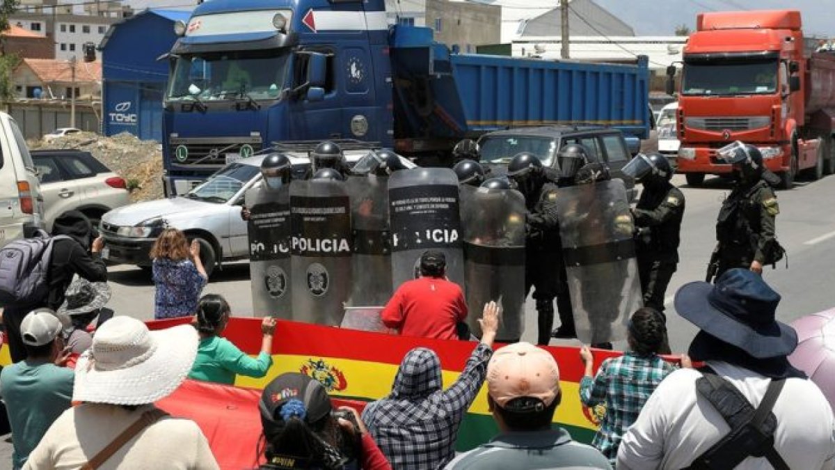 Protestas antigubernamentales se registran desde el lunes en La Paz y otras ciudades bolivianas