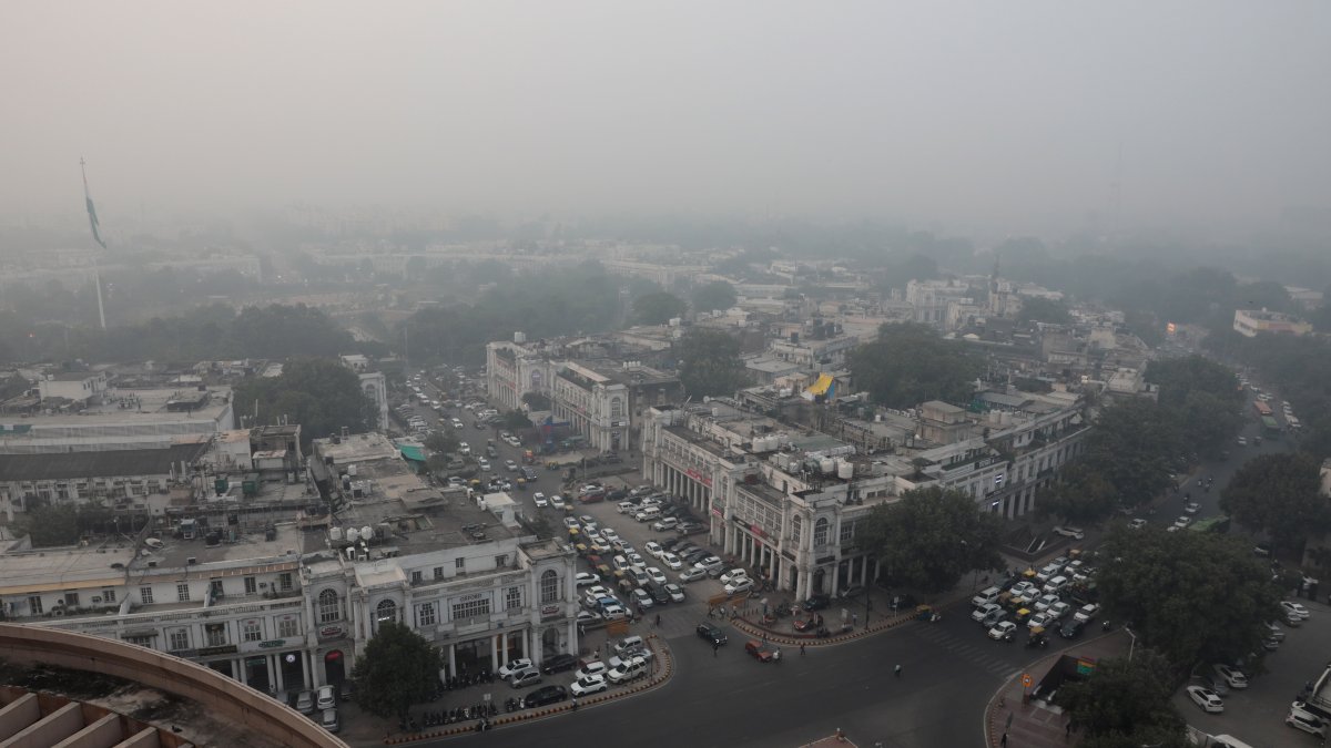 Contaminación en Nueva Delhi.