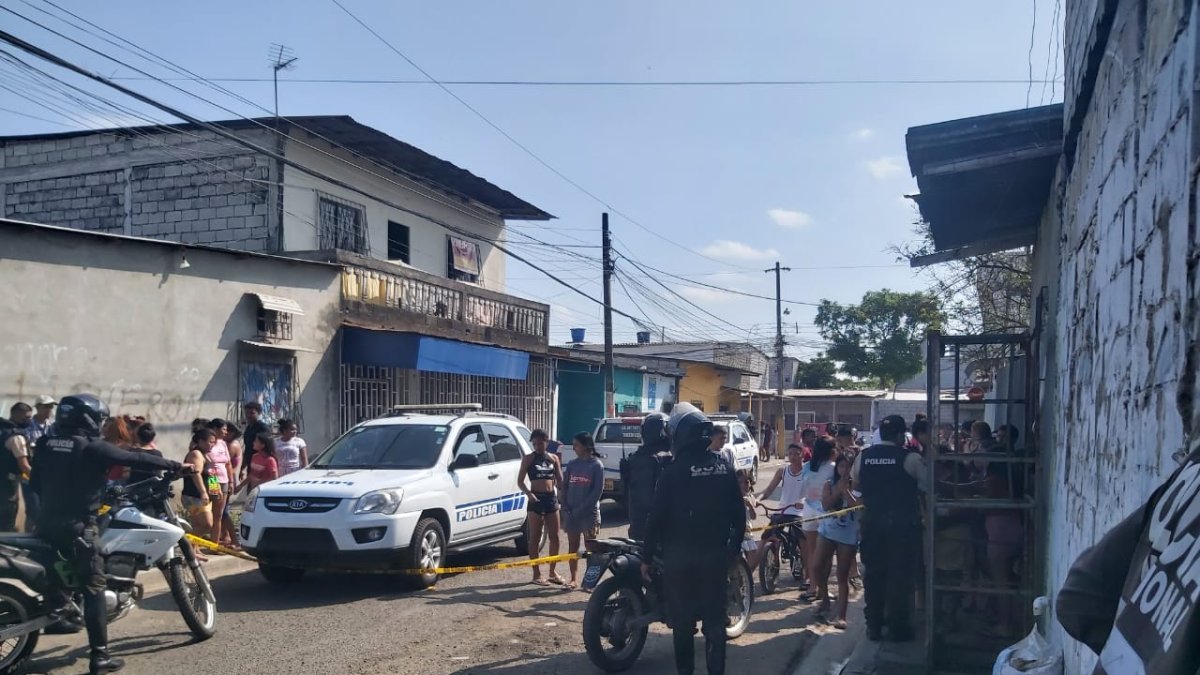 En este inmueble en el sur de Guayaquil fueron asesinadas dos personas.