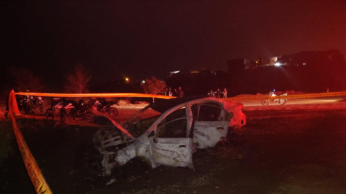 Presunto vehículo utilizado en el secuestro