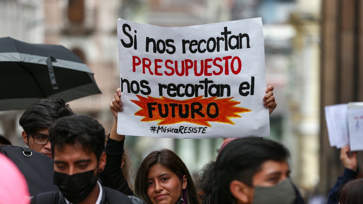Las recientes protestas estudiantiles rechazaron los recortes presupuestarios a la educación superior