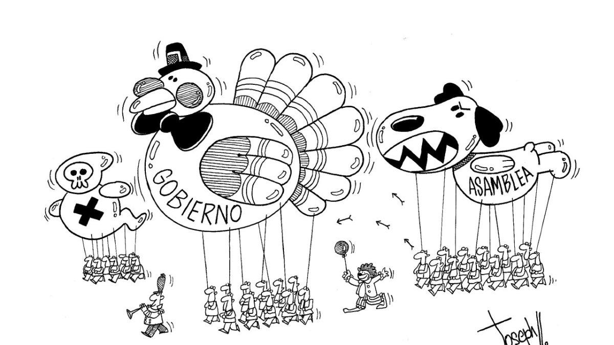 Desfile por la cosecha política