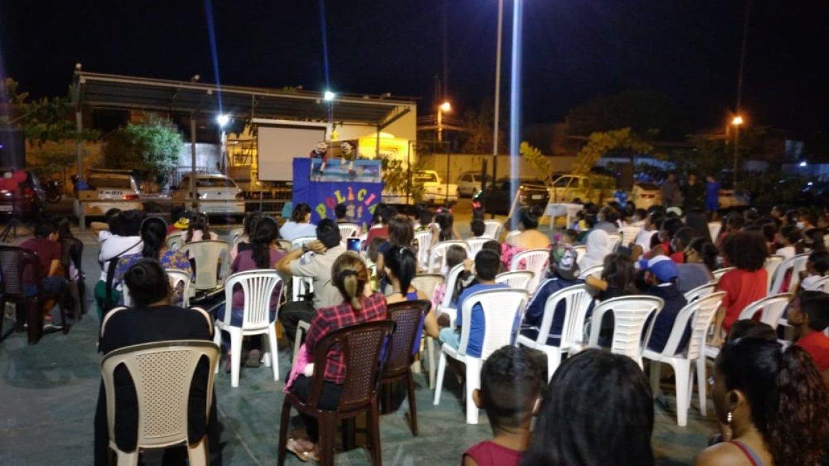 Actividad. Durante el encendido se ejecutaron actividades recreativas.
