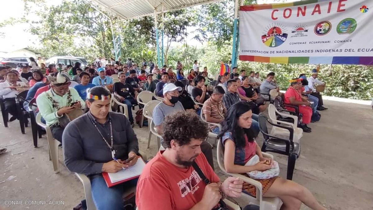 Encuentro. En Unión Base se desarrolló el Consejo Ampliado de la agrupación indígena.