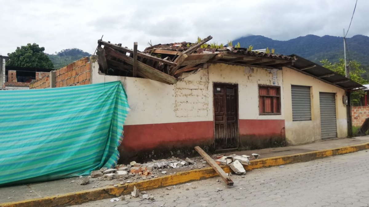 Algunas localidades de Loja resultaron afectadas por el movimiento telúrico.
