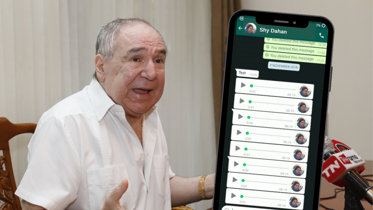 De acuerdo con las conversaciones, el primer paso del plan era que Shy Dahan cambie de abogado por uno que sería asignado por la familia Bucaram.