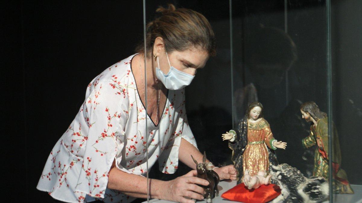 En el Museo Nahim Isaías se exhiben nacimientos desde la época de la Colonia.