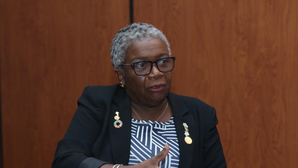 Personaje. Brathwaite durante la entrevista con EXPRESO, hace pocos días. 