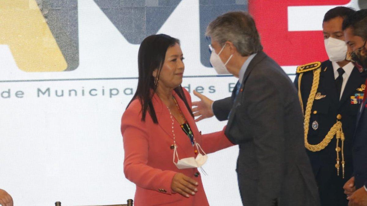 Previo al discurso de Lasso, la presidenta de la Asamblea había pedido mayor atención del Gobierno a la inseguridad que viven las ciudades.