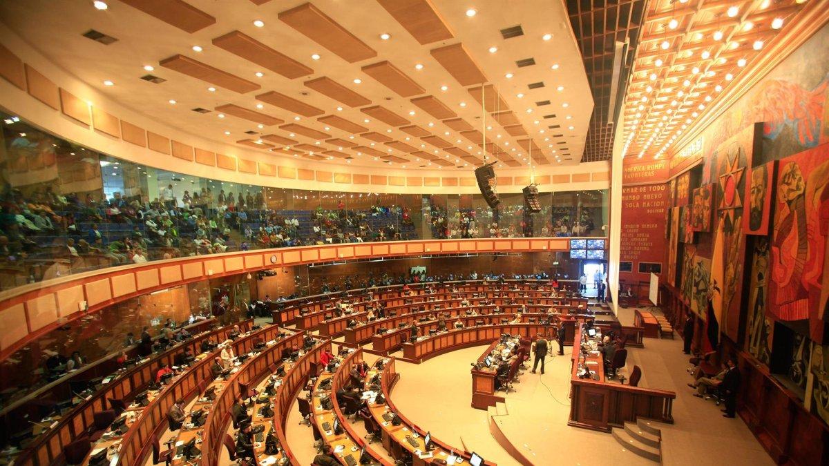 Vista general de la Asamblea Nacional de Ecuador, en una fotografía de archivo.