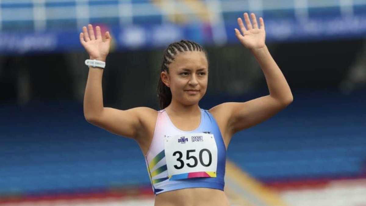 La marchista ecuatoriana Glenda Morejón.