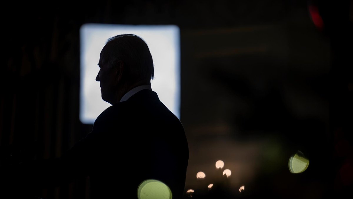 El presidente estadounidense Joe Biden en conferencia este 3 de diciembre.