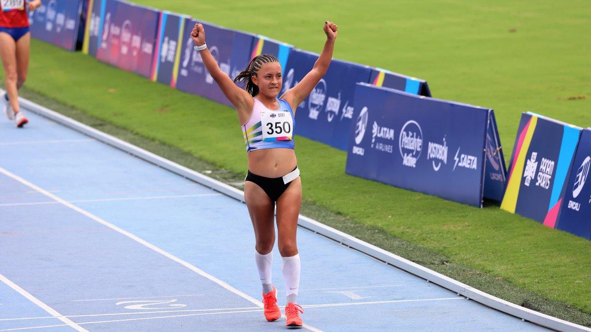 La ecuatoriana Glenda Morejón se quedó con el oro en los 20.000 metros marcha.